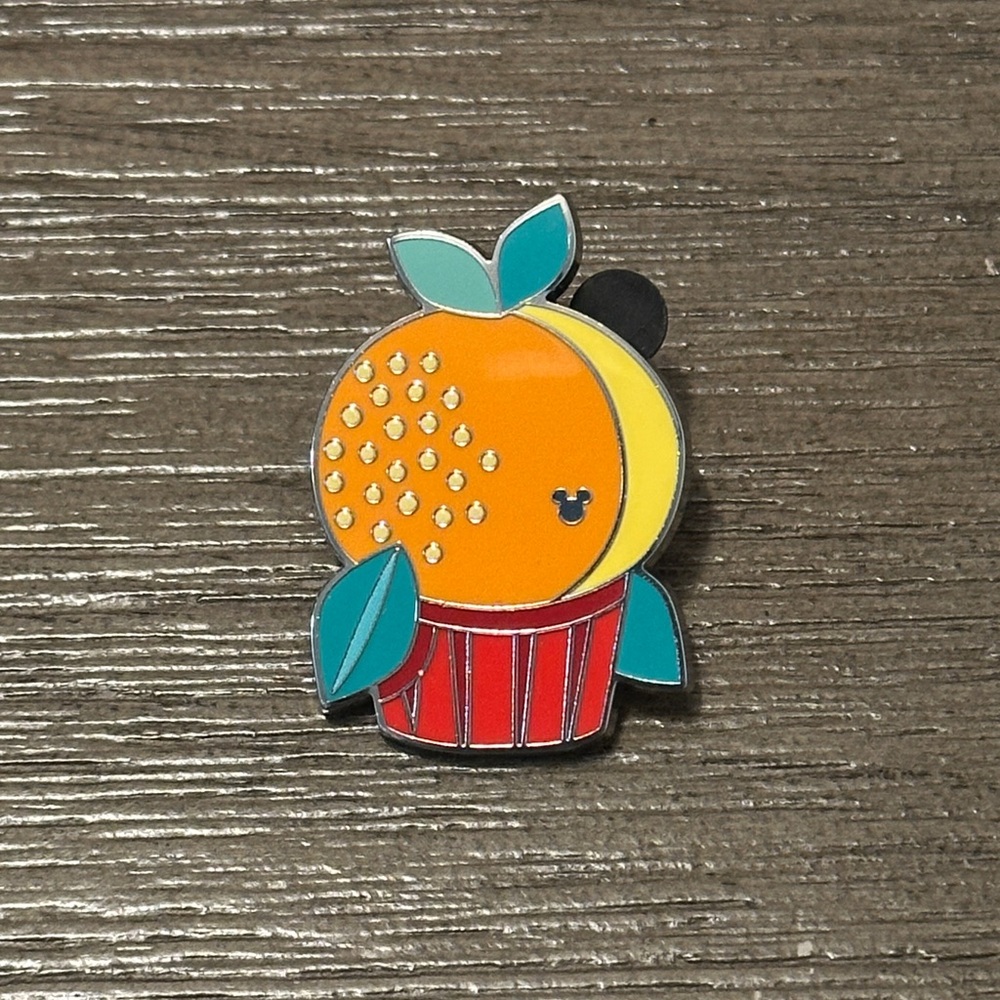 2025 WDW Disney World Wave B Cupcake Sweet Treats Hidden Mickey Orange Bird Pin